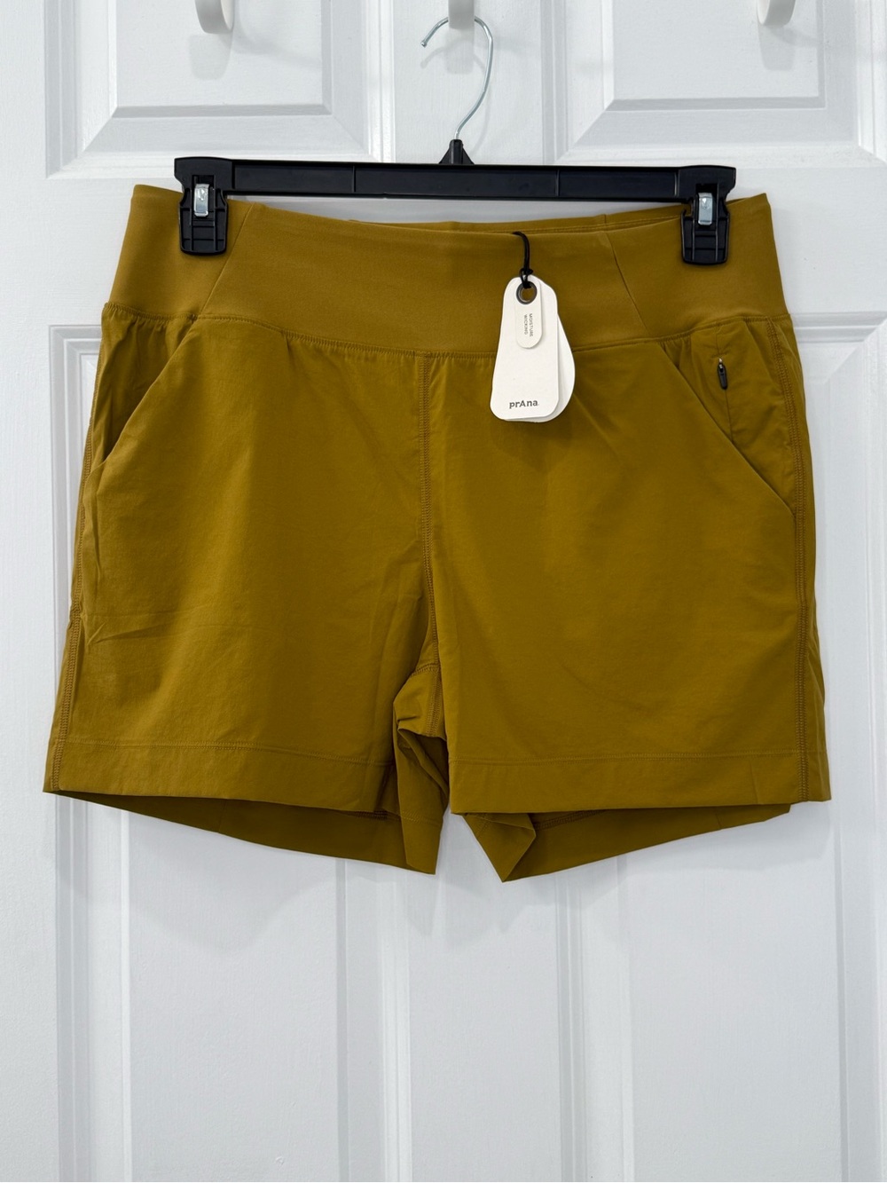 NWT PrAna Koen 5" Hiking Shorts Retro Olive Size Large - Picture 3 of 7